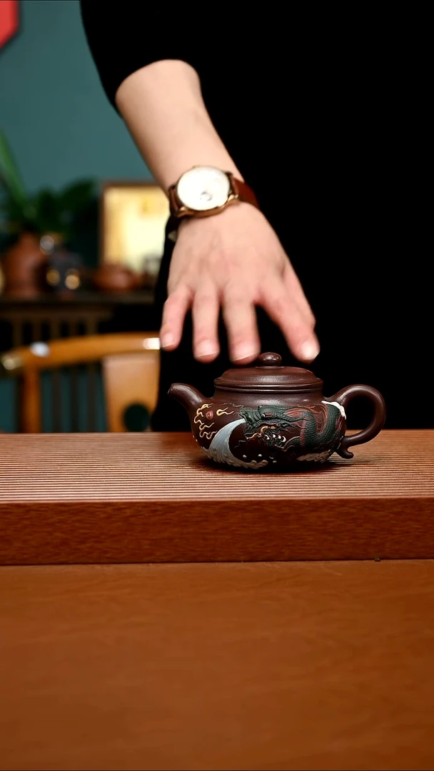 茶壶紫砂精工WCL堆龙仿古350