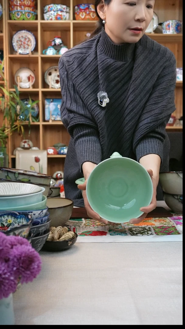 瓷片小可高温瓷1个面碗