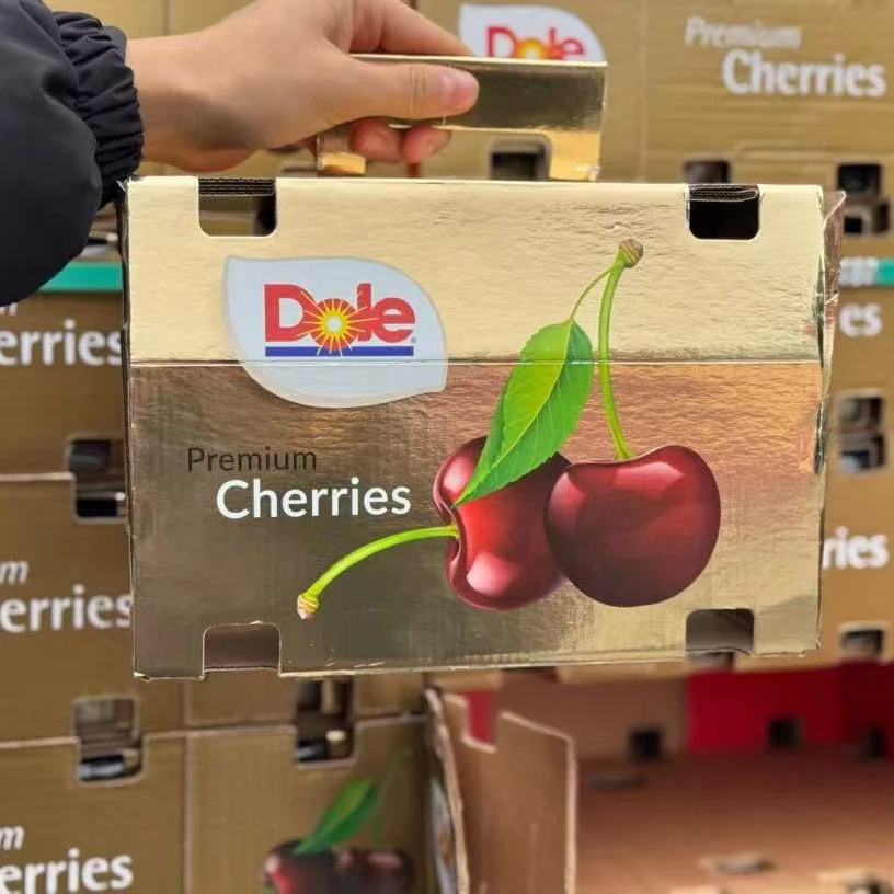 《表妹儿严选》正牌金都乐海运智利车厘子3J桑提娜脆甜内附果径卡