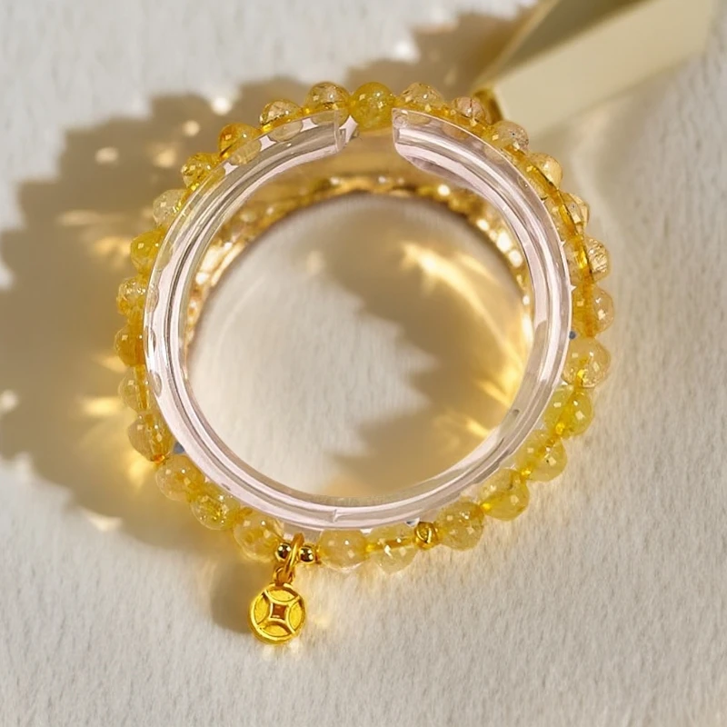 【小铜钱】黄塔晶原创设计手链