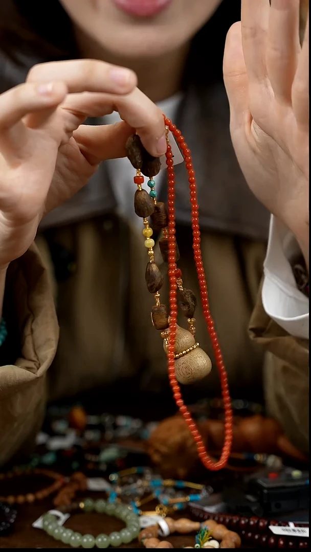 项链未镶嵌南红玛瑙南红葫芦项链/香尘/