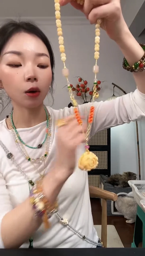 【闪购商品】琥珀颈饰未镶嵌A663AAAAA