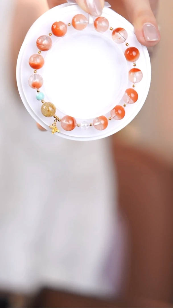 18K金镶嵌手链水晶@@@@