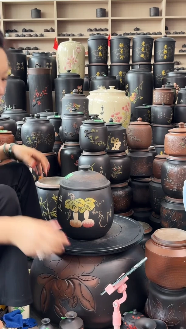 罐完品 彩填茶叶罐  316