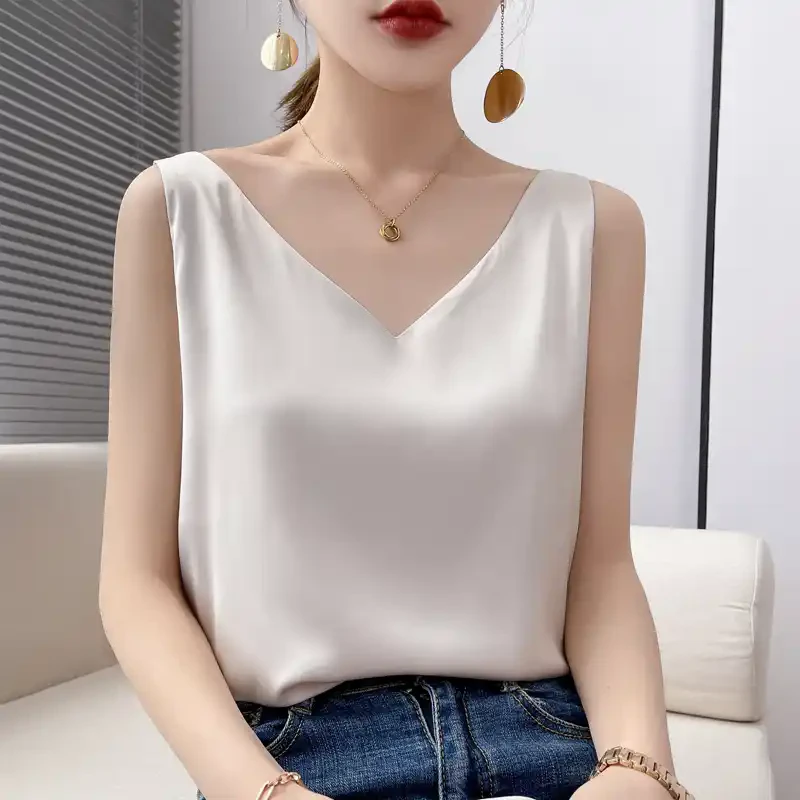 桑蚕丝新中式国风系列 前后两穿背心 百搭外穿内搭日常