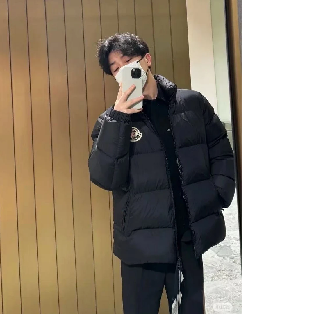 EAEOVNI情侣蒙口冬季保暖新款羽绒服男女同款百搭