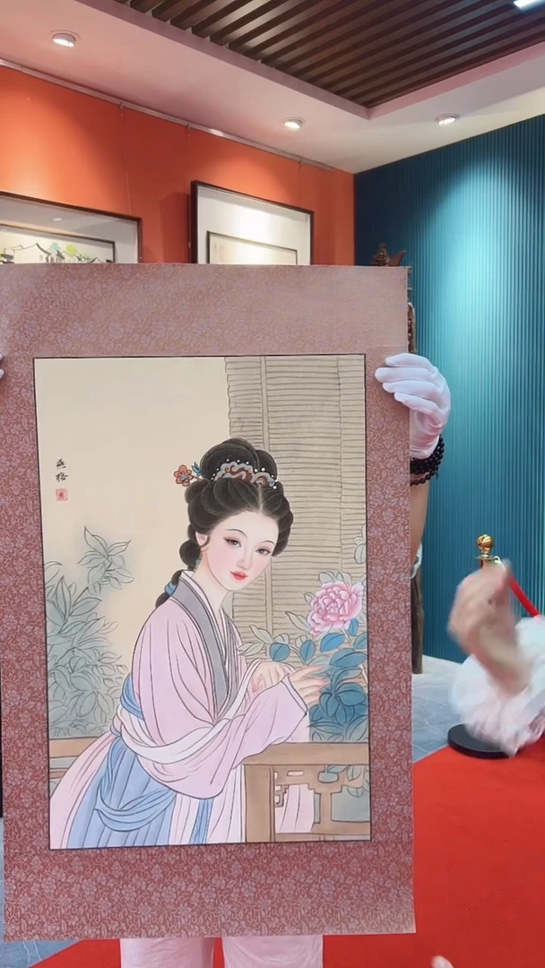 国画秦燕格老师绘画作品A617-