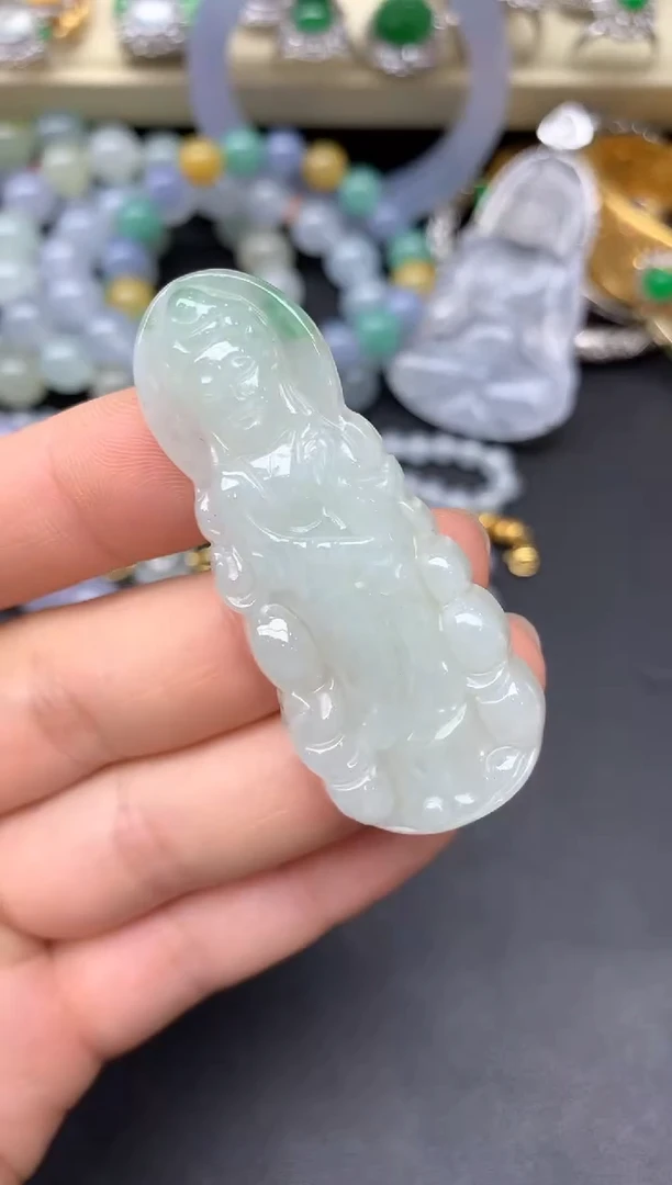 颈饰未镶嵌翡翠8-雪姐翡翠天天见