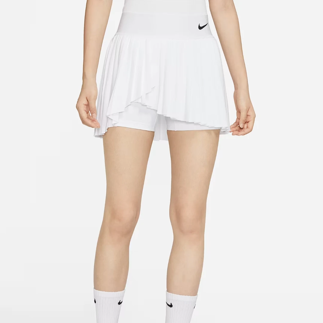 NIKE/耐克女子速干时尚褶裥网球半身裙不对称百褶裙 DR6850100