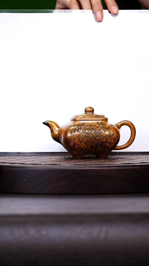 宜兴原矿高端紫砂 谭砂段囊闭烧280cc