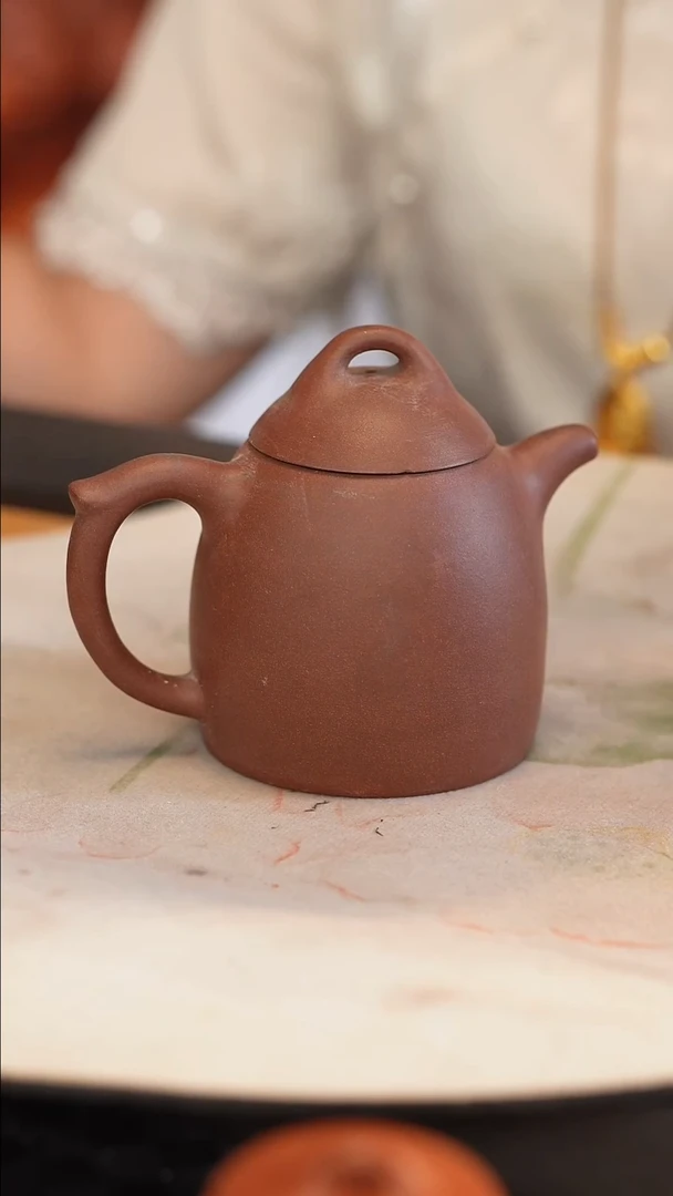 茶壶紫砂原矿手工制作瑕疵 盖沿磕碰