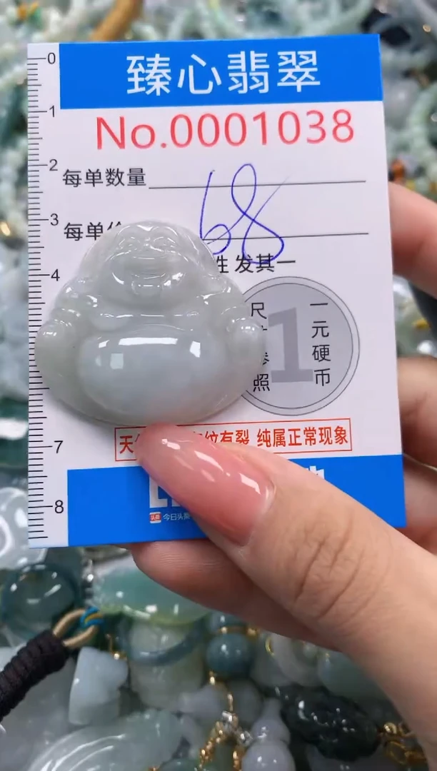 翡翠未镶嵌颈饰1038