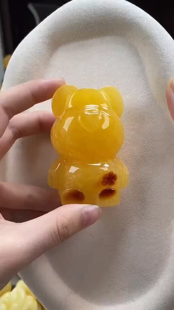 琥珀颈饰未镶嵌吊坠