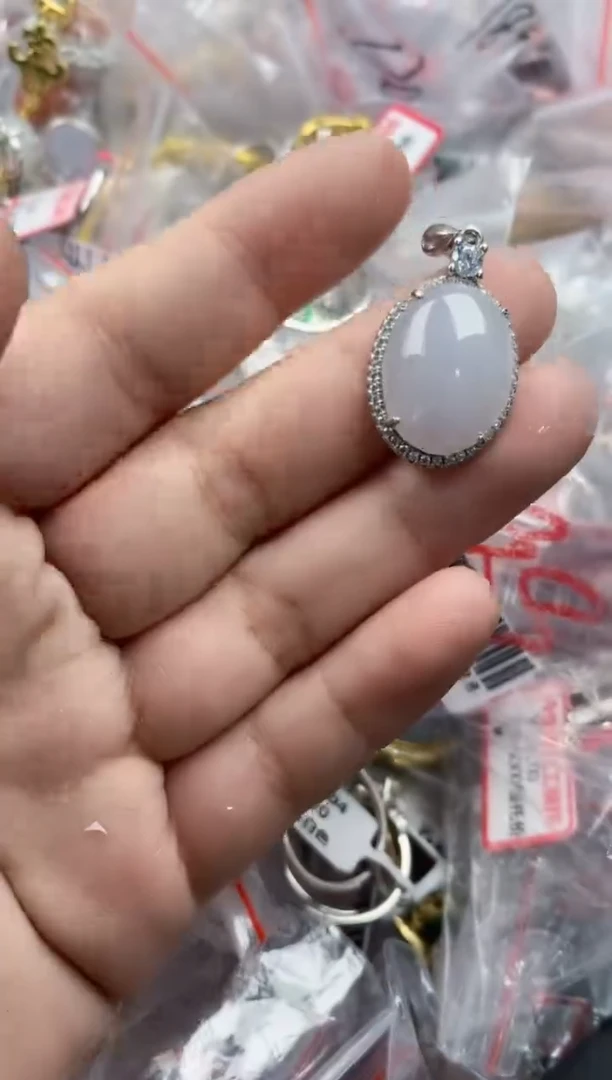 银S925镶嵌戒指翡翠444    6