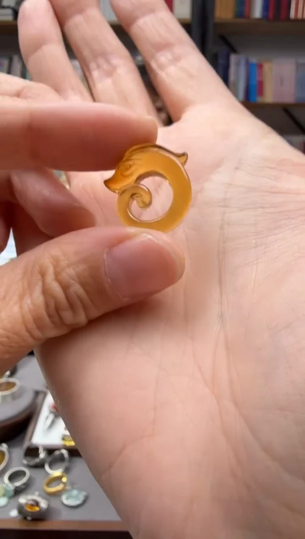 琥珀颈饰未镶嵌配件27
