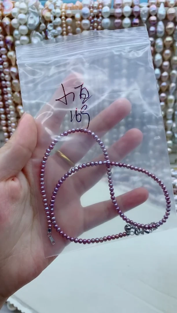 淡水珍珠银S925镶嵌颈饰小*项链多样性发其一