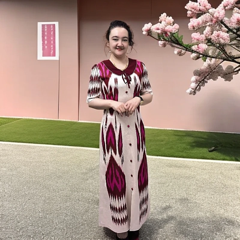 【 sadap  hotan atlisi】新款民族风连衣裙