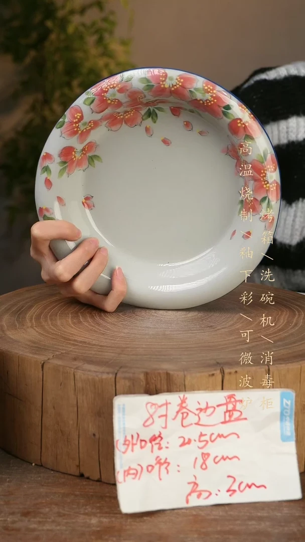 碗瓷景德镇手工手绘高温瓷釉下彩