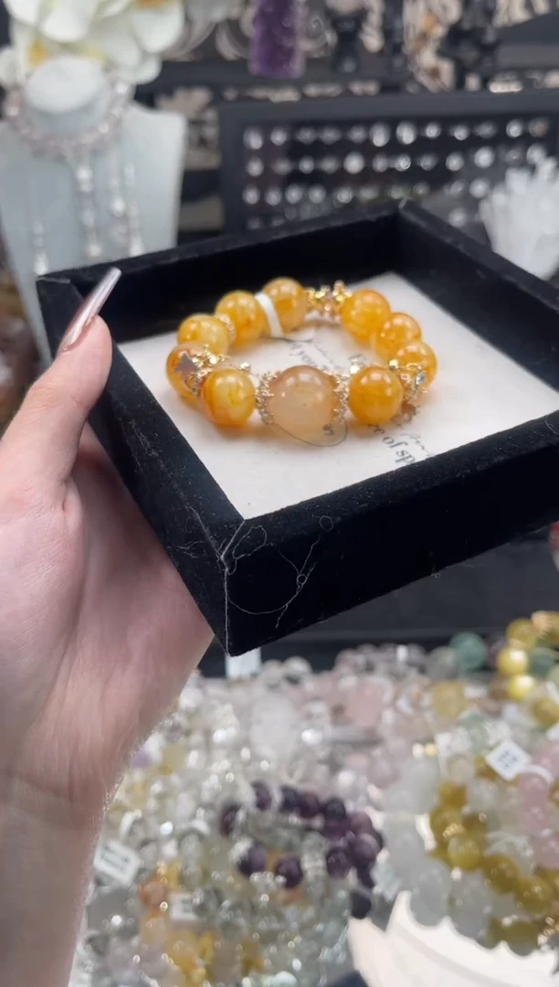 【闪购商品】烟晶手链银S925镶嵌天然水晶 多样性发货