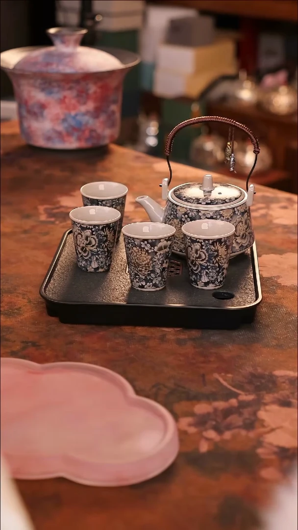 【闪购商品】陶瓷茶具（无礼盒无茶盘）@@A10980