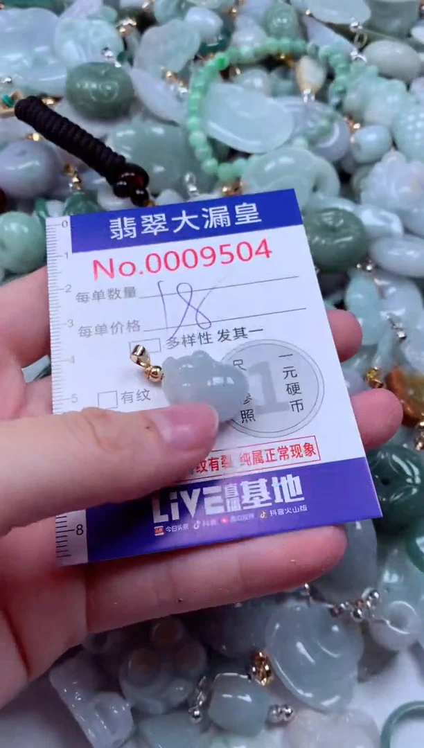 吊坠(不含链)未镶嵌翡翠9504