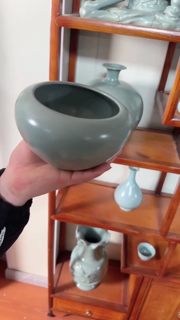 【闪购商品】其他汝瓷仿古鸡心洗