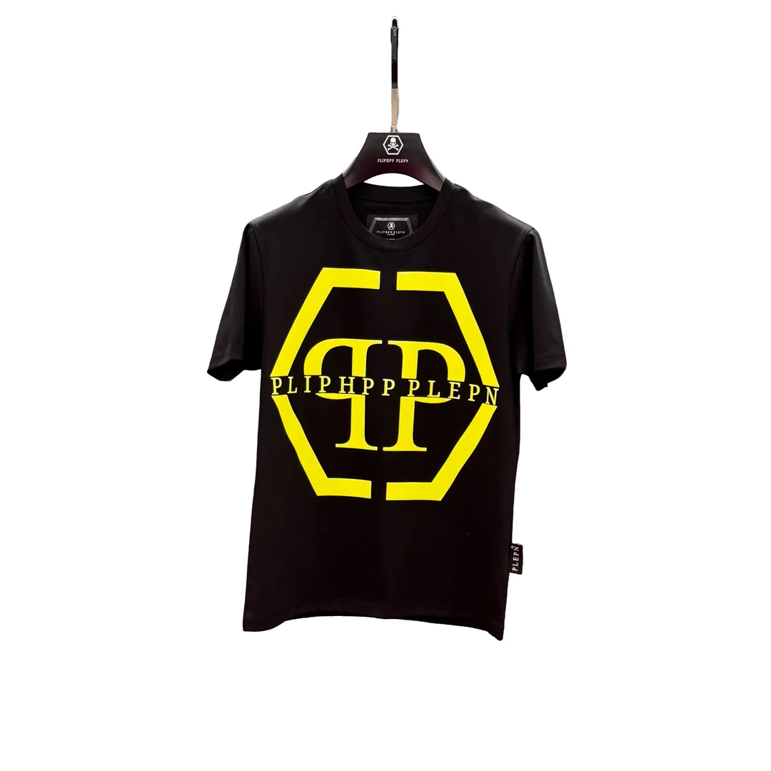 【PP定制】2025春夏新款设计师高端男士休闲百搭圆领透气T恤1671