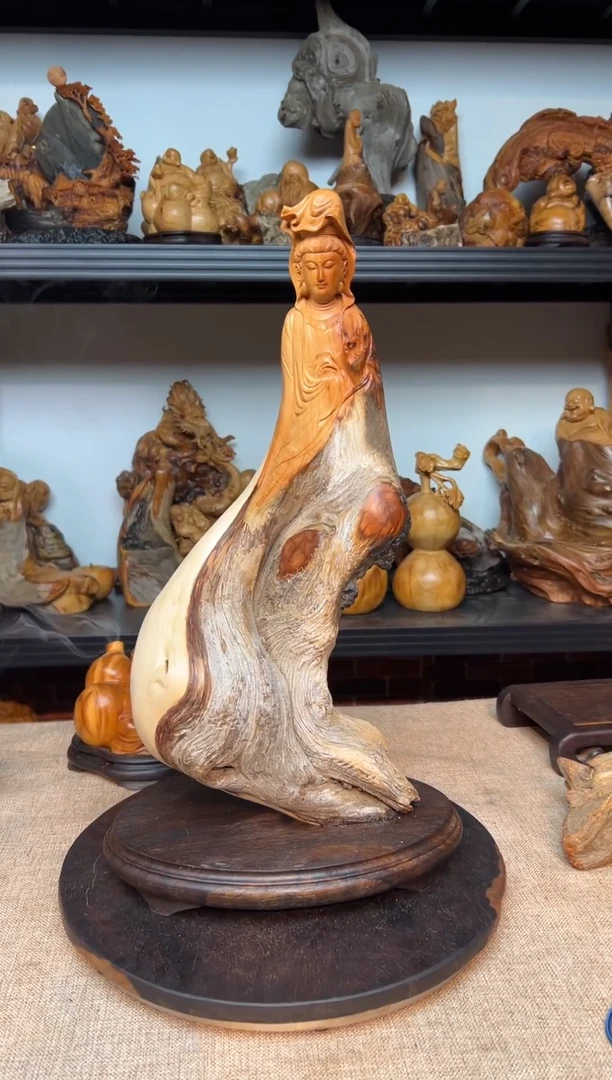 柏木（崖柏）崖柏雕刻件