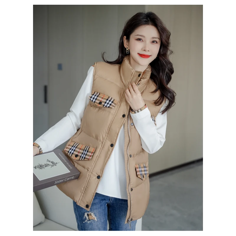 【190012】时尚百搭马甲羽绒马甲男女同款