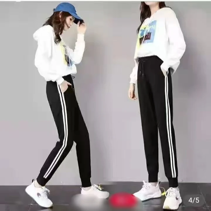 C-2025休闲运动裤女宽松百搭长裤冬季裤子卫裤秋冬