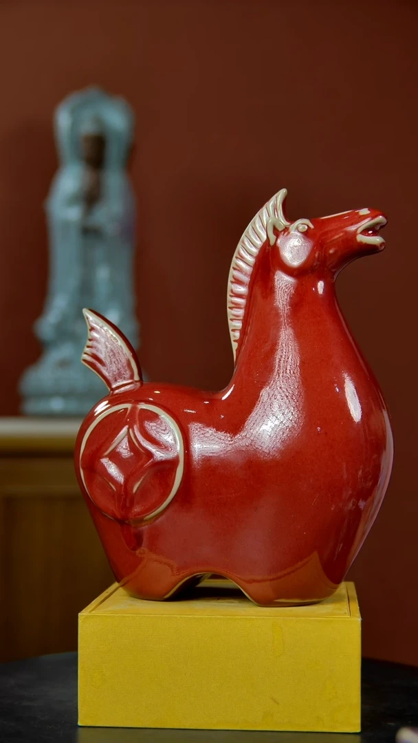 摆件大宋官窑【马上来财】