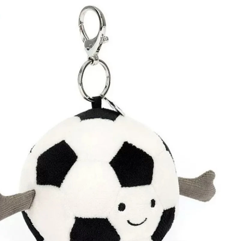 趣味网球棒球足球高尔夫球包包挂件毛绒玩偶挂饰钥匙扣便携带公仔