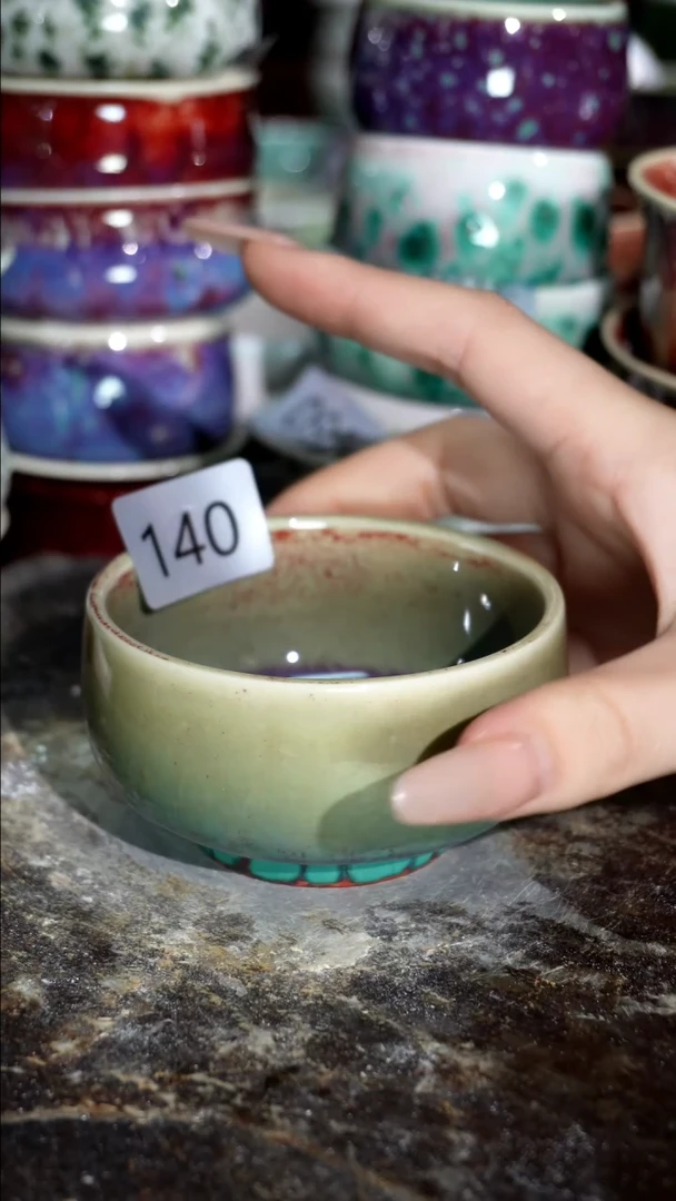 摆件精品窑变钧瓷茶器