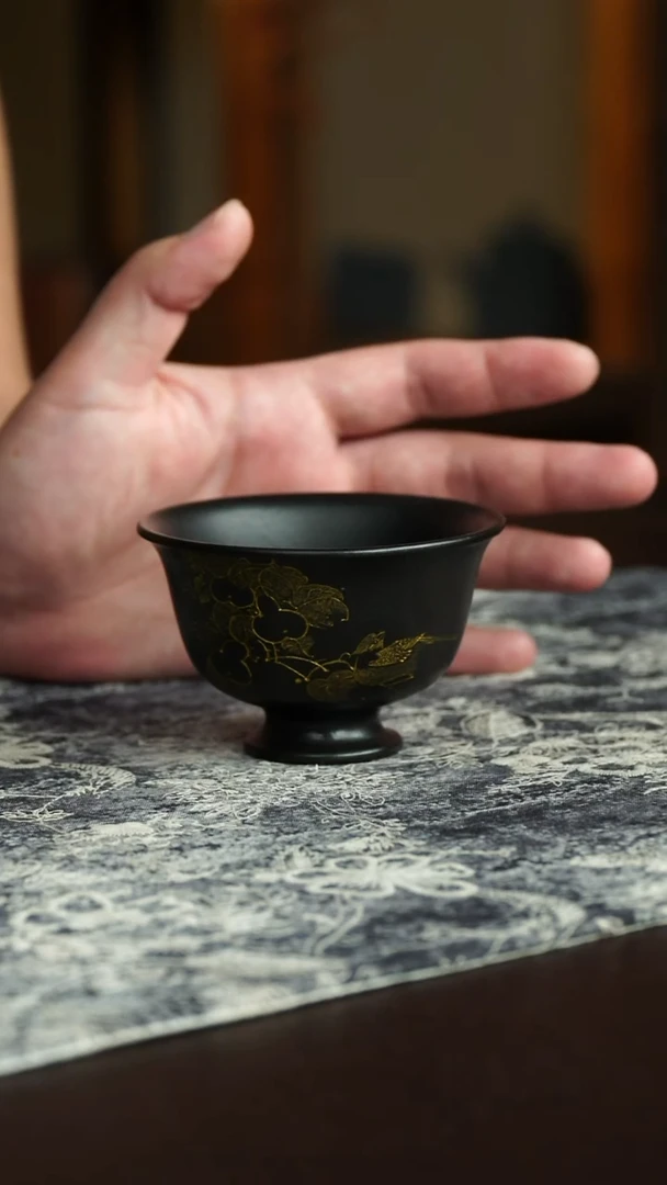 茶杯紫砂28号宜兴紫砂原矿作品