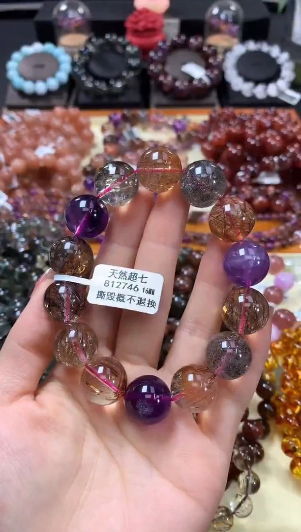 未镶嵌手串水晶16*