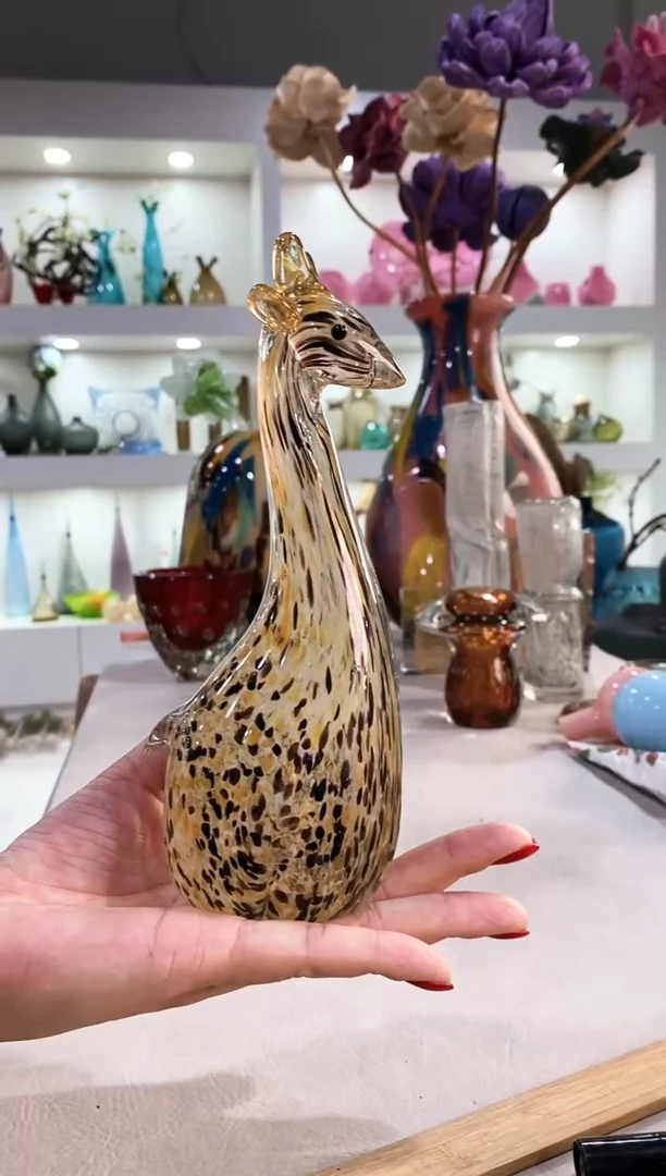 不****运慕忆家手作琉璃花瓶瑕