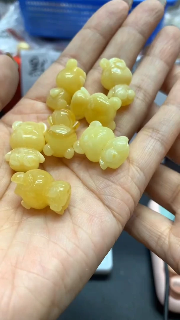 未镶嵌琥珀珠宝奇石1285多样性发其一默认有瑕