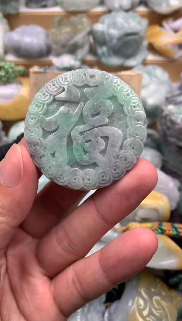 吊坠(不含链)未镶嵌翡翠1