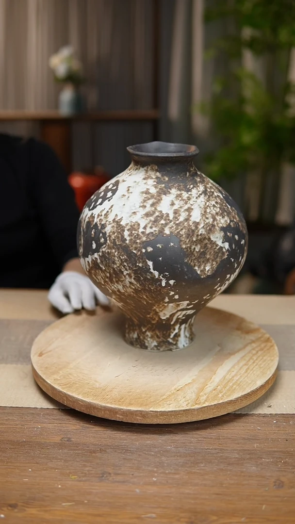 【闪购商品】陶瓷  花器诧寂黑灯笼