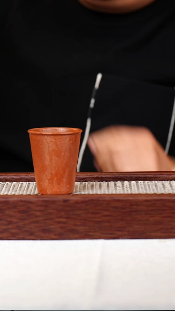 茶杯紫砂宜兴紫砂杯80CC 3346