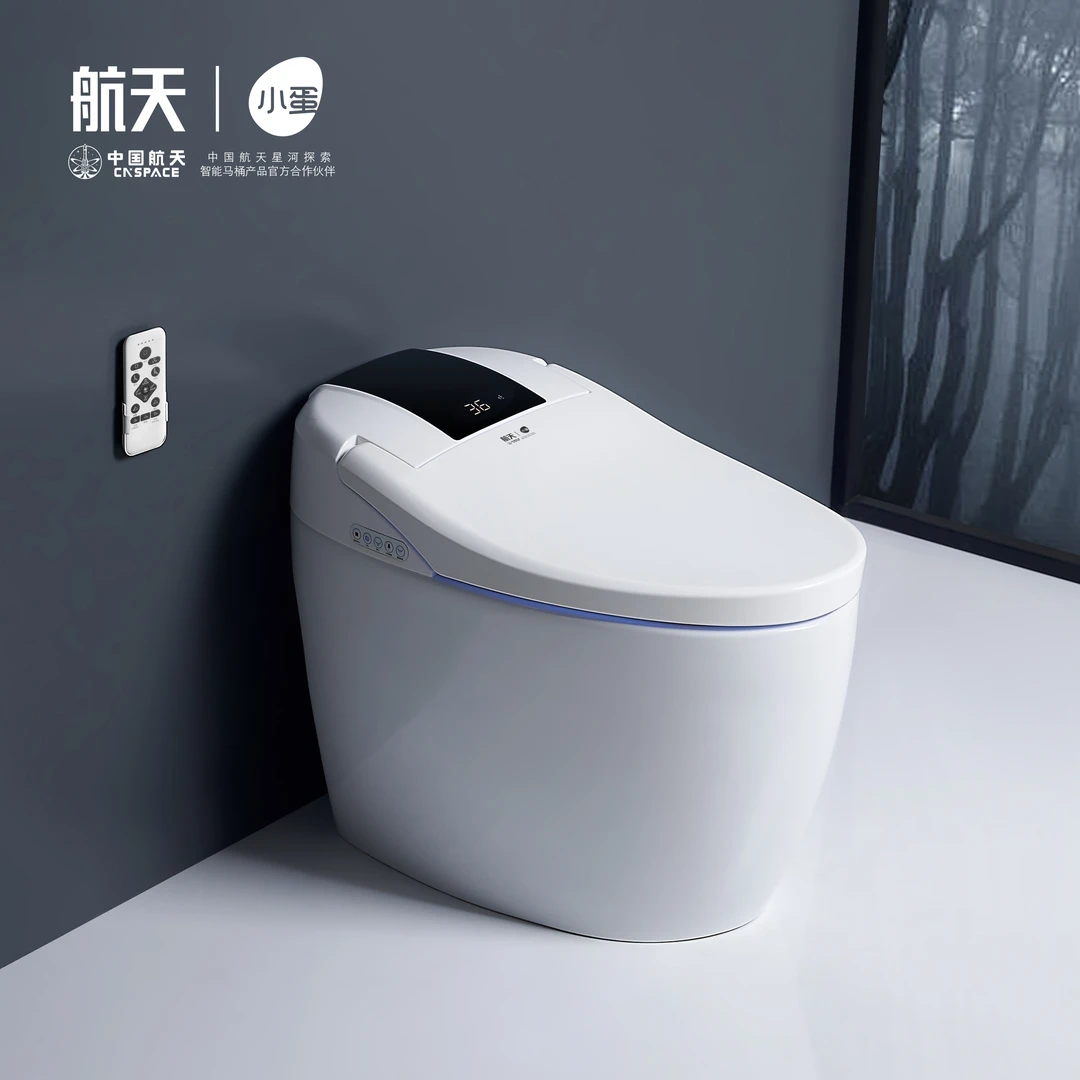 智能马桶一体式电动即热臀洗语音翻盖无水压限制家用坐便器