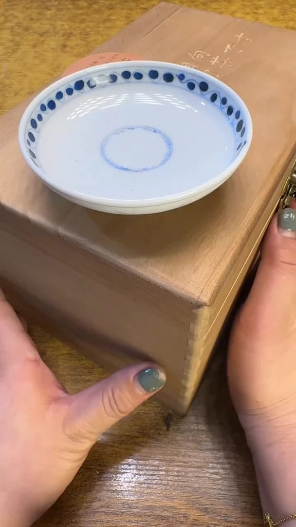 瓷器瓷器瑕疵瑕疵167木盒曼松碗