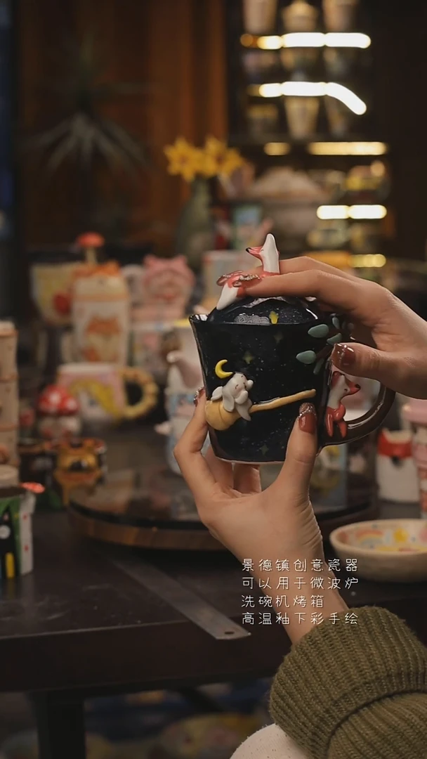 景德镇釉下彩绘设计师款式陶瓷