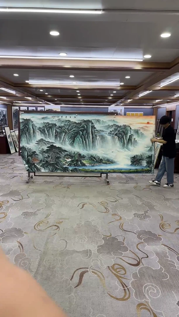 绘画绘画Y-邵明义-大丈二-山水画
