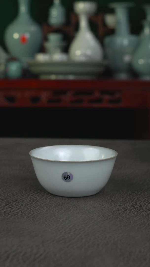 69号月白鸡缸杯有瑕体验价简包~帆