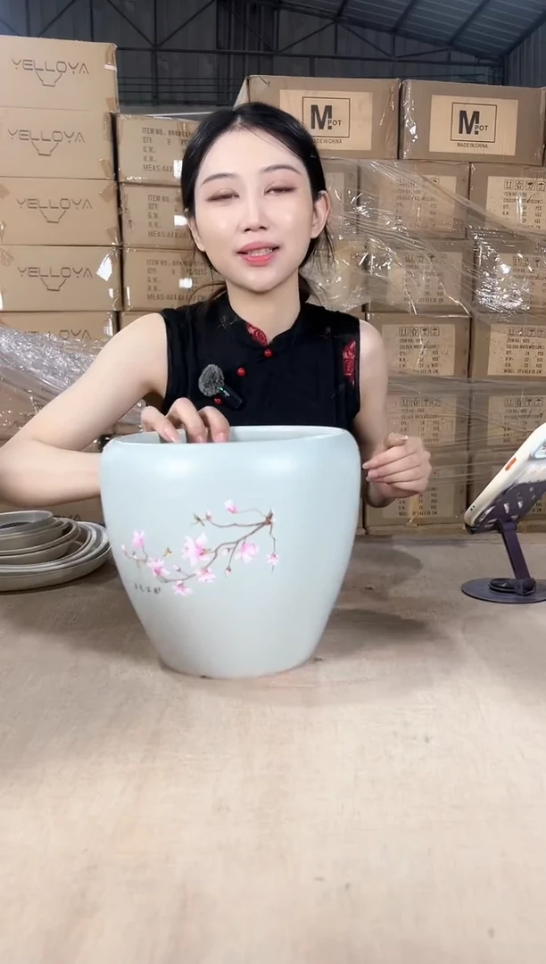 蛋型喜上浅绿中号19x19