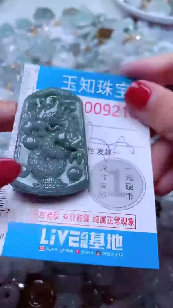 吊坠(不含链)未镶嵌翡翠9210