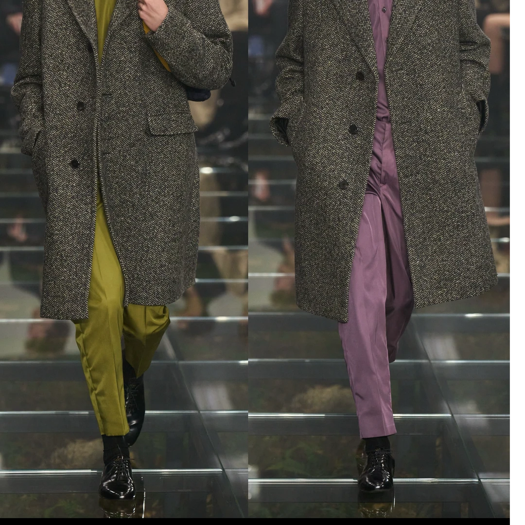 高端手工男鞋 拼色果冻底鞋