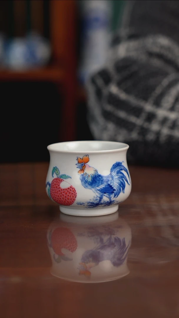 空山明月新派斗彩