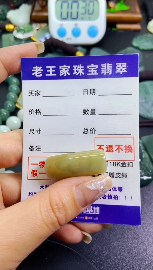 【闪购商品】翡翠颈饰未镶嵌料子